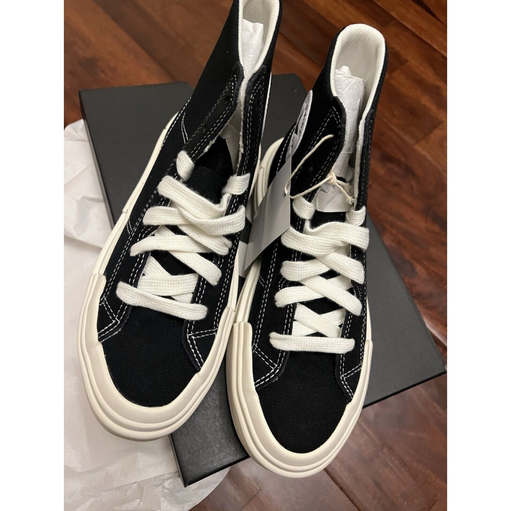 Converse Chuck Taylor Cruise Women's 6.5 Black White Platform Shoes - Picture 2 of 8